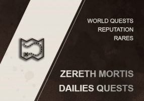 ZERETH MORTIS DAILY QUESTS DRAGONFLIGHT PRE-PATCH