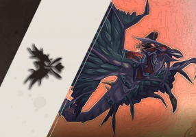 Armored Red Dragonhawk Mount