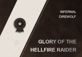 GLORY OF THE HELLFIRE RAIDER BOOST