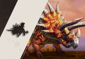 Golden Direhorn Mount