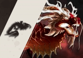 Heavenly Crimson Cloud Serpent Mount