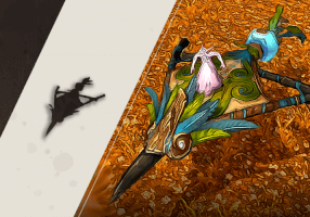 Jade Pandaren Kite String Mount