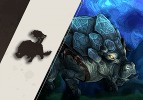 Sapphire Riverbeast Mount