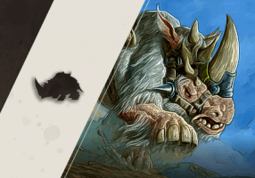 Wooly White Rhino Mount